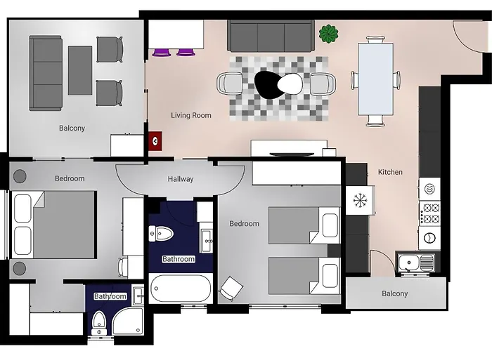 Apartamento Vasileos Konstantinou Modern 2br With Balcony *